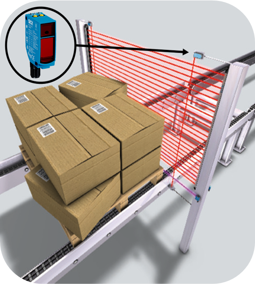 SICK Pallet Overhang Solutions